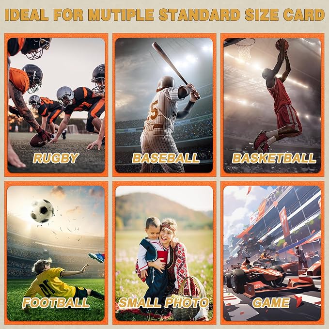 100 Count Matte Card Sleeves for Trading Cards, Standard Size Protective - Image 5