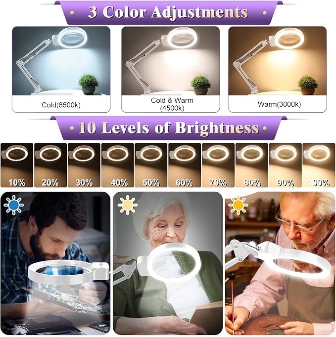 10X 30X Large Magnifying Glass - Image 5