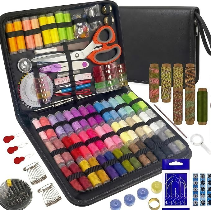 Forypretty Sewing Kit for Adults, 50 XL Thread Spools, Travel Sewing Kit for by Forypretty