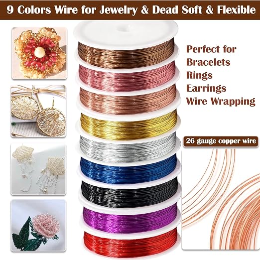 26 Gauge Copper Wire for Jewelry Making - Image 4