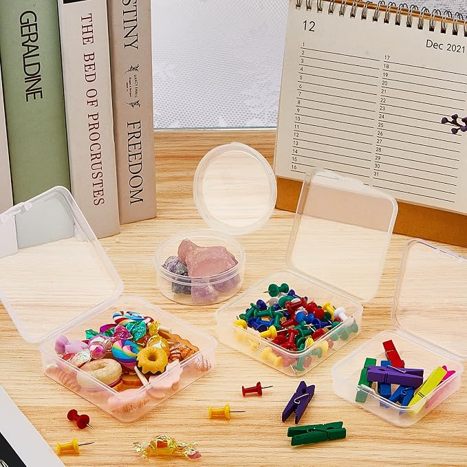 Taiyin 20 Pcs Clear Board Game Tokens Storage Containers Trays Clear Plastic - Image 7