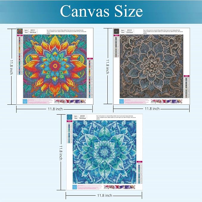 Gemozaic 3 Pack Diamond Painting Kits - Image 2