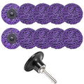 Strip Discs Quick Sanding Discs Stripping Wheel Stripper Abrasive Wheel for Drill, Strip Paint Clean Welds Remove Metal Wood Rust Scale & Oxidation (2INCH-10Pack)