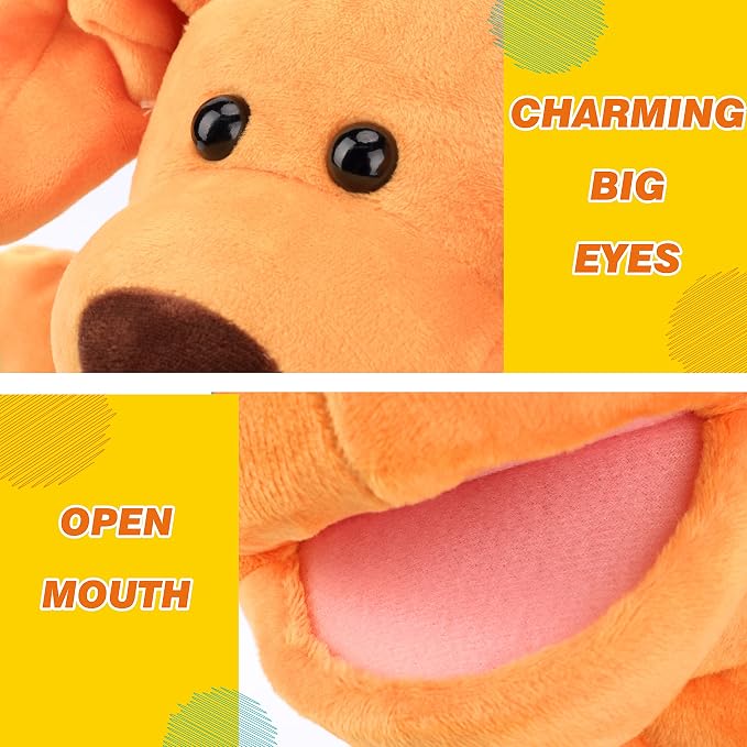 Easfan Puppy Hand Puppet Soft Animal Plush Toy - Image 4