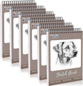 6 Pcs Sketchbook Bulk 9 x 12 In 600 Sheets Top Spiral Bound Sketch Pad Drawing by UZLUbuywithconfidence