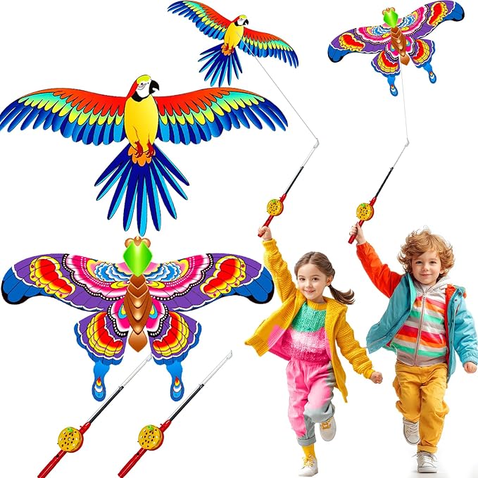 HENGDA KITE 2 Pack Fishing Rod Kite, by HENGDAKITE