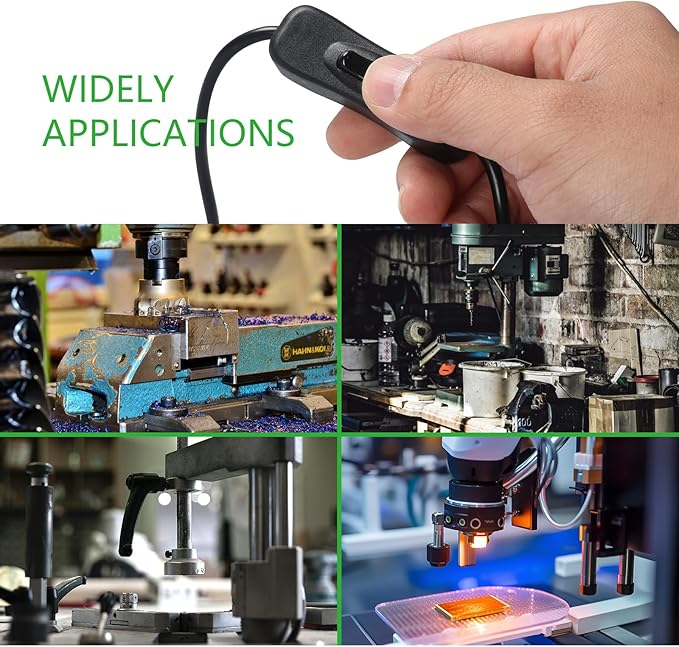 Milling Machine Spindle Light, 50MM Waterproof Ring LED Magnetic Work Light for CNC Milling Machine