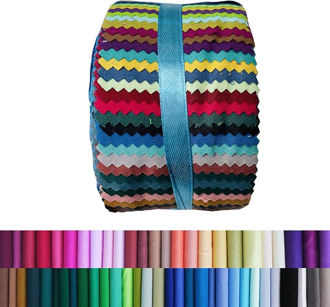 40 Strip Jelly Roll Fabric Strips - Image 3