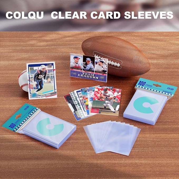 10000ct Clear Card Sleeves for Trading Cards, Soft Baseball Sports Card Sleeves - Image 2
