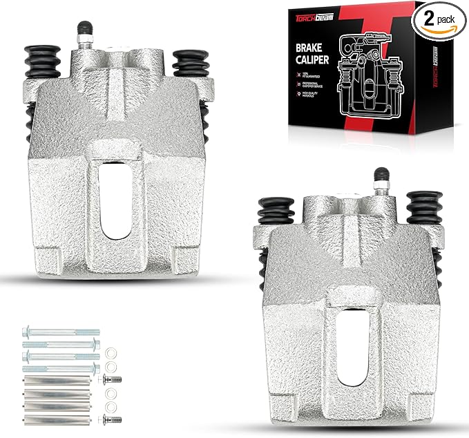 Torchbeam Rear Brake Calipers Set for Ford F-150 2004-2011, Lincoln Mark LT 2006-2008, Rear Left and Rear Right Calipers Replace # 18P4858+18P4859