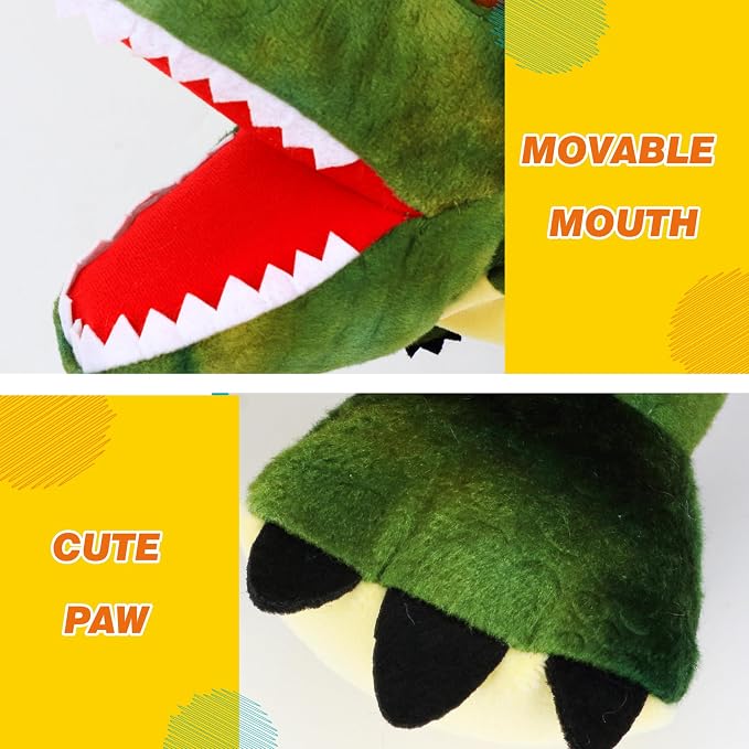 Easfan Plush Dinosaur Hand Puppet - Image 6