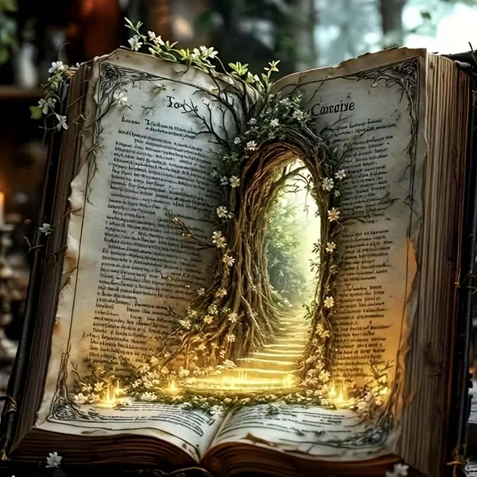 Diamond Paintings Kits for Beginners, Tree Book Door Diamond Arts Kits for by GXGLLPZBYZBYHW