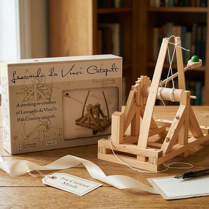 PATHFINDERS STEM Leonardo da Vinci Catapult Kit | Trebuchet Science Kit - Image 5