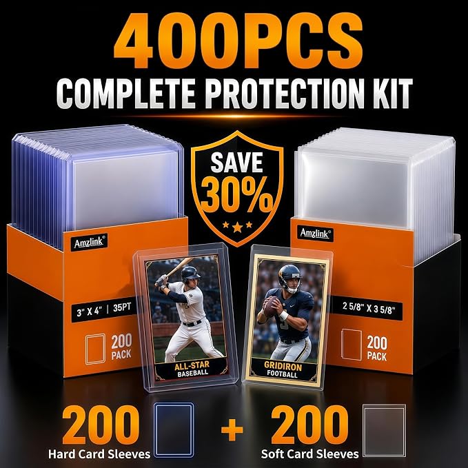 Amzlink® 400 Card Sleeves Toploads - Image 2