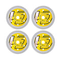 HIGHDRIL Diamond Tile Blade 3" 75mm x Arbor 3/8" 10mm - 4pcs X Mesh Angle Grinder Cutting Disc for Cutting Porcelain Tile Ceramic Marble Granite