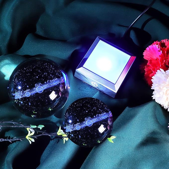Ornalrist 3.15" K9 Crystal 3D Solar System Ball - Image 7