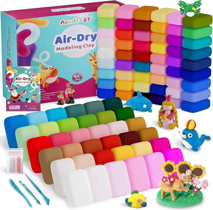 Aestd-ST Air Dry Clay 90 Colors, Modeling Clay by Aestd-STqualityclay