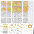 Hypoallergenic Earring Making Kit, modacraft 2000Pcs Earring Making Supplies Kit by Modacraft