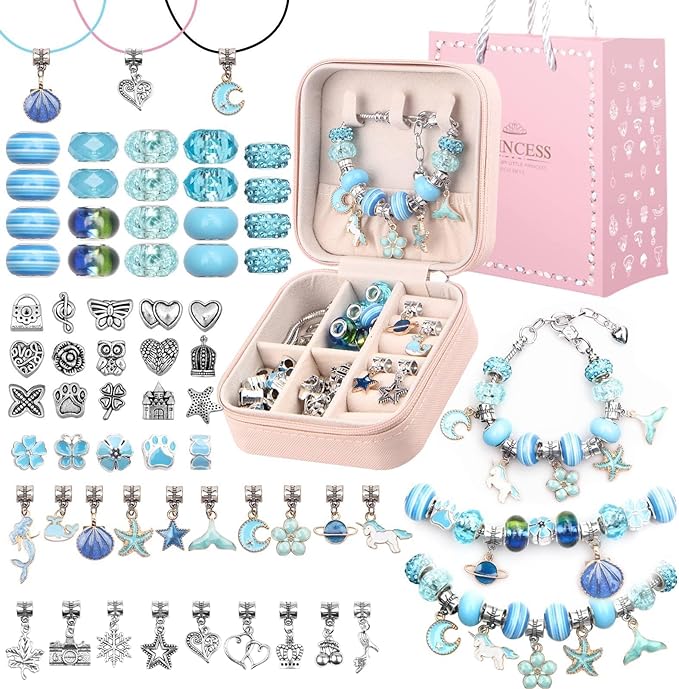 UFU Charm Bracelet Making Kit, Jewelry Making Kit Craft Gift by UFU