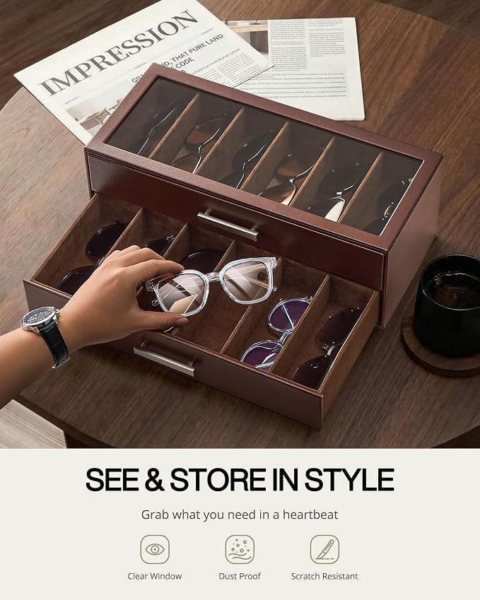 ProCase Sunglasses Organizer Box - Image 4