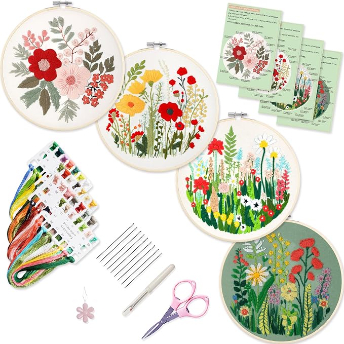 Bonroy Embroidery Kit for Beginners by Bonroy