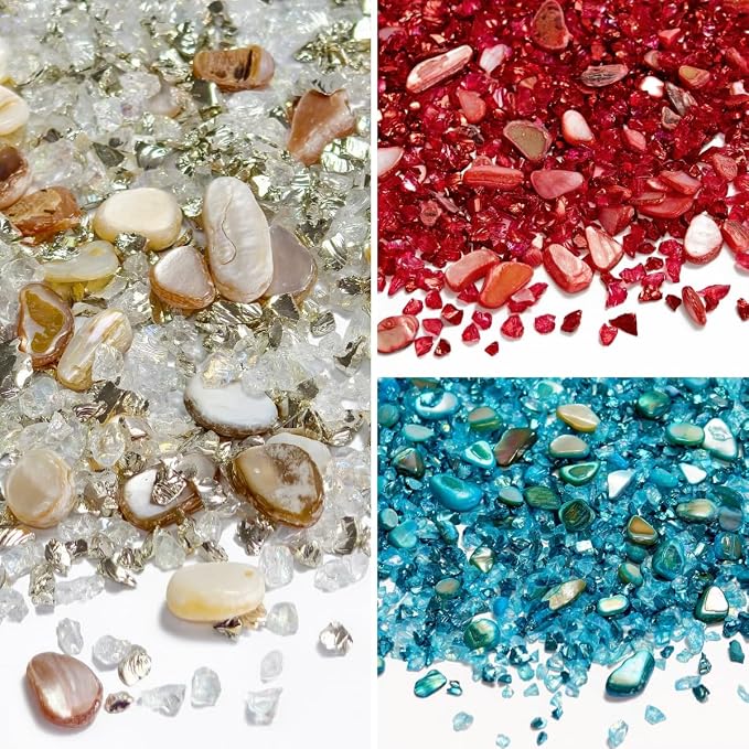 Crushed Stone Sequin Set, 12 Colors, - Image 2