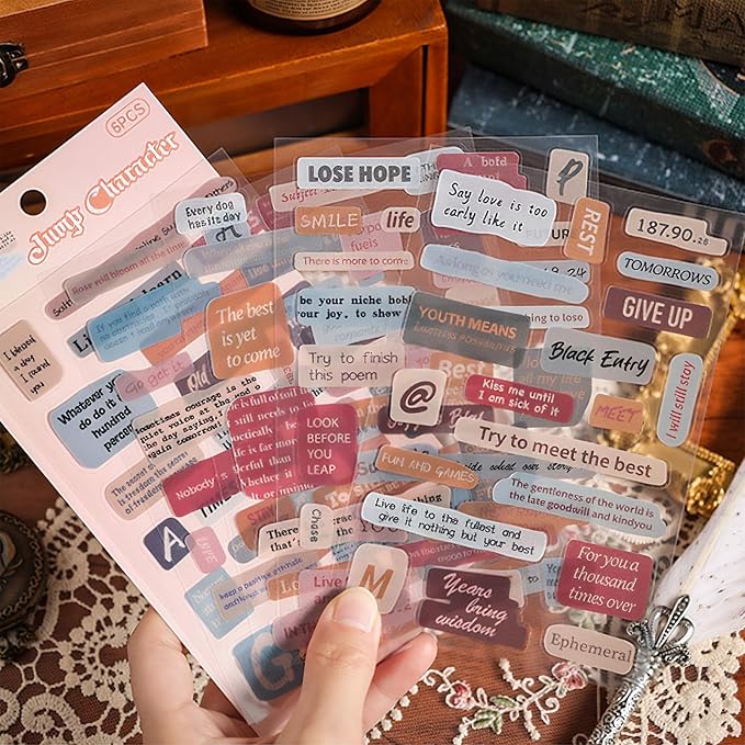 Naszonus 699 Pcs Vintage Scrapbook Paper Kit, Scrapbook Paper Supplies - Image 5