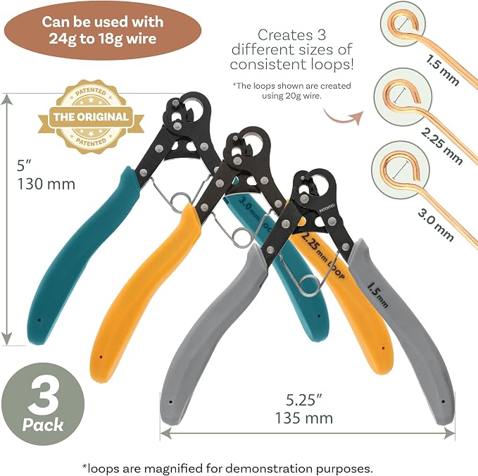 The Beadsmith Original One Step Loopers | 3-Piece Combo Pack, includes 1.5 mm - Image 3