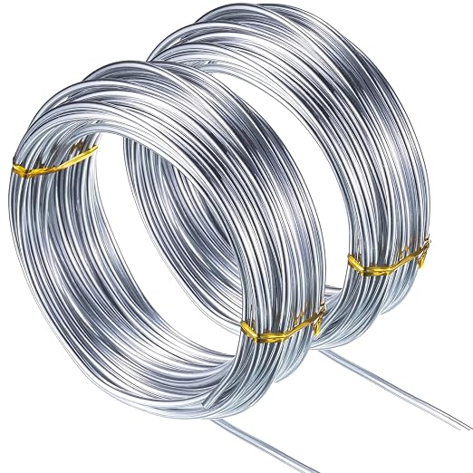 TecUnite Aluminum Craft Wire for Sculpting Armature Bendable Craft Wire for DIY by TecUnite