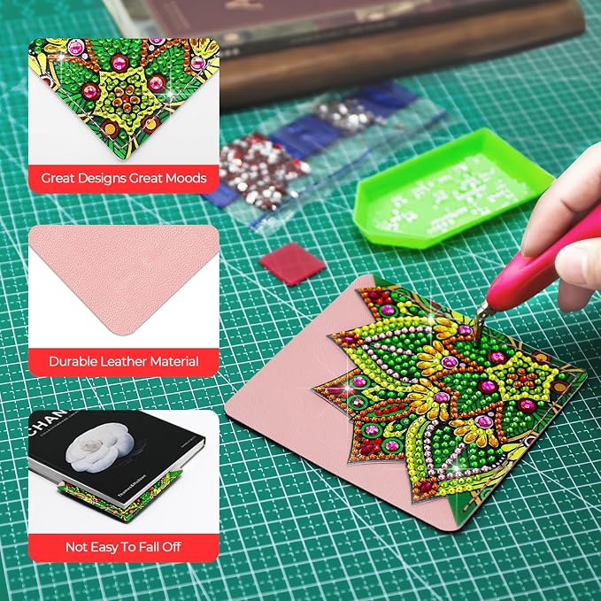 16 PC Diamond Art Corner Bookmarks Kit - Image 8