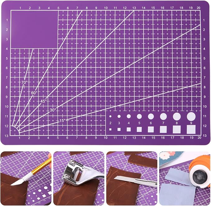 A5 Self Healing Cutting Mat Double Sided, 8.5in×6in Small Cutting Mat Craft by lokunn