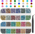 qiipii 24 Color 2mm Small Crystal Resin Rhinestones by qiipii