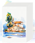 21 Sheets Watercolor Paper 9x12, Cold Press Watercolor Paper Pad, 140 LB/300 by WatercolorPaper