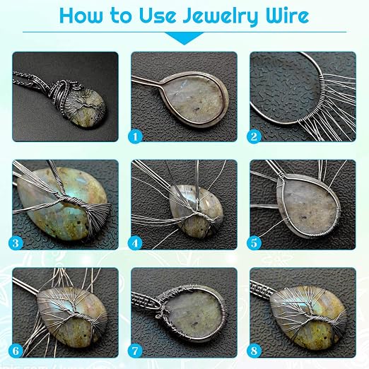 anezus 20 Gauge Jewelry Wire, 28 Yards Craft Wire Tarnish Resistant Copper - Image 5