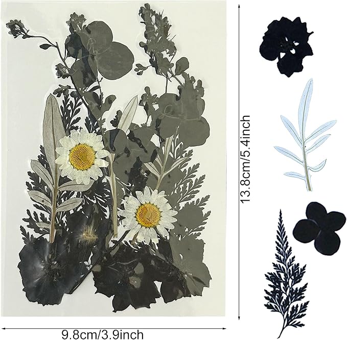 Woohome 4 Pack Dried Flowers for Resin Molds - Image 7