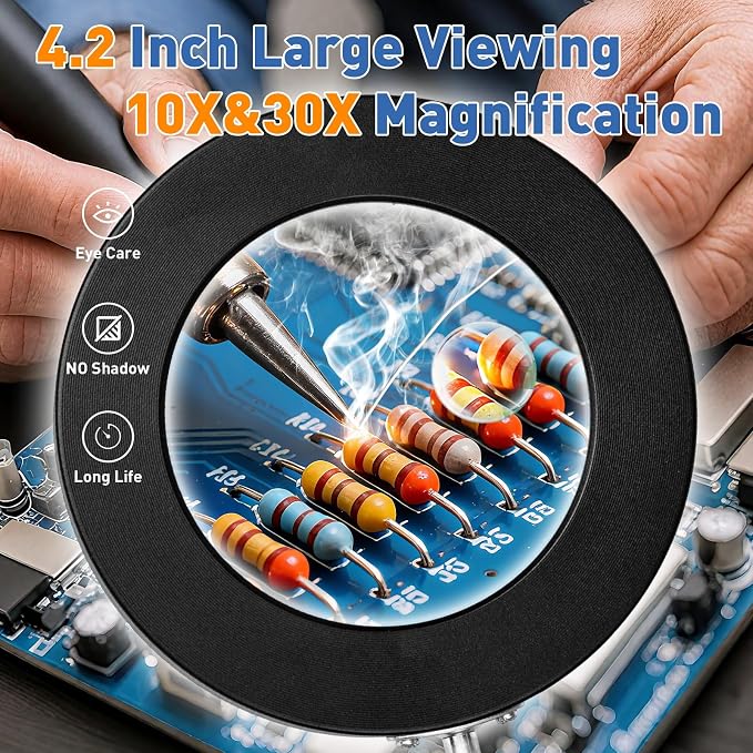 HITTI 30X & 10X Magnifying Glass - Image 2