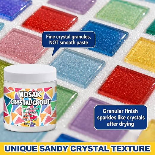 Mosaic Crystal Grout, Mosaics Tile Tools, Mosaic Tile Accessories – Essential - Image 2