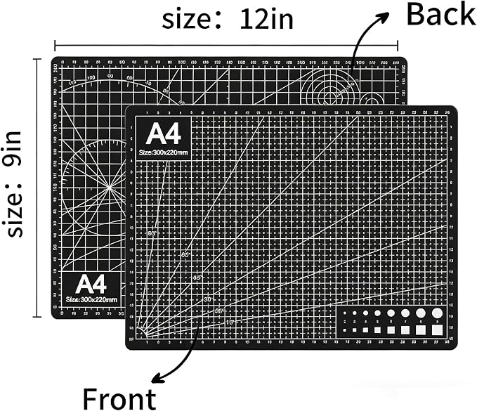 Professional A4 Self-Healing Cutting Mat, Non-Slip Craft Cutting Board - Image 6