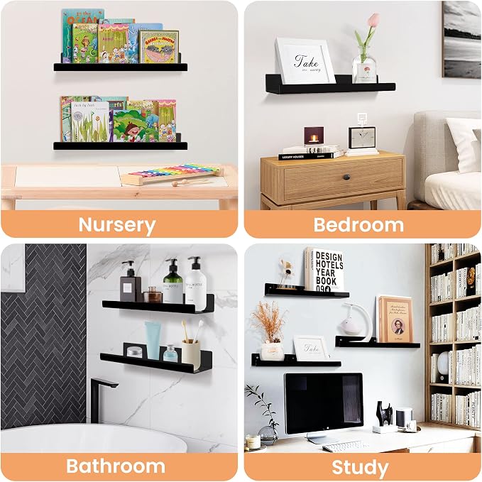 upsimples 4 Pcs 15" Acrylic Shelves - Image 7