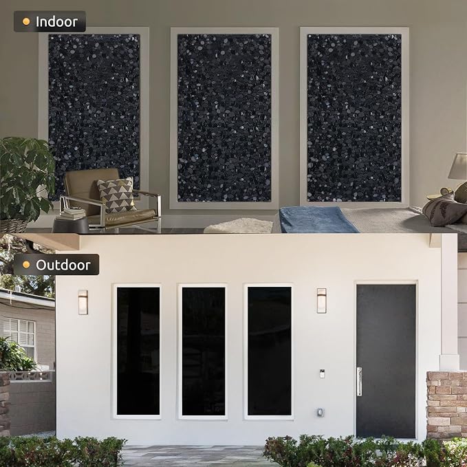 rabbitgoo Total Blackout Window Privacy Film, Sun Light Blocking Privacy Window - Image 8