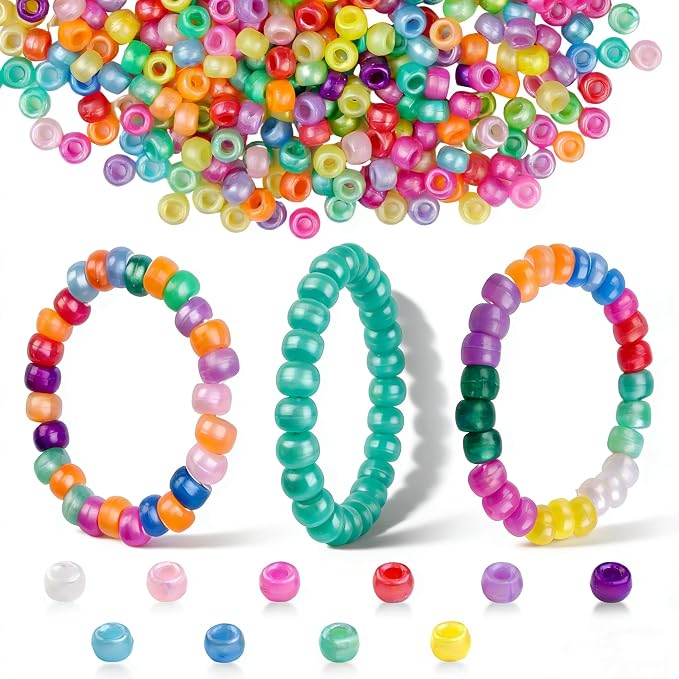 1000pcs Pony Beads, Kandi Beads by NikkiGuojewelry