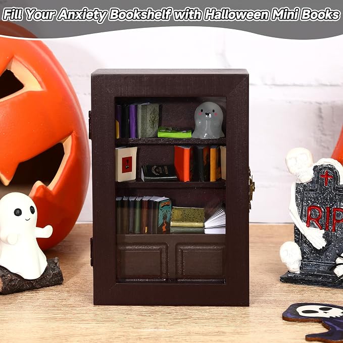 24PCS Witchy Miniature Books, 1:12 Dollhouse Accessories | 24 pcs Halloween - Image 5