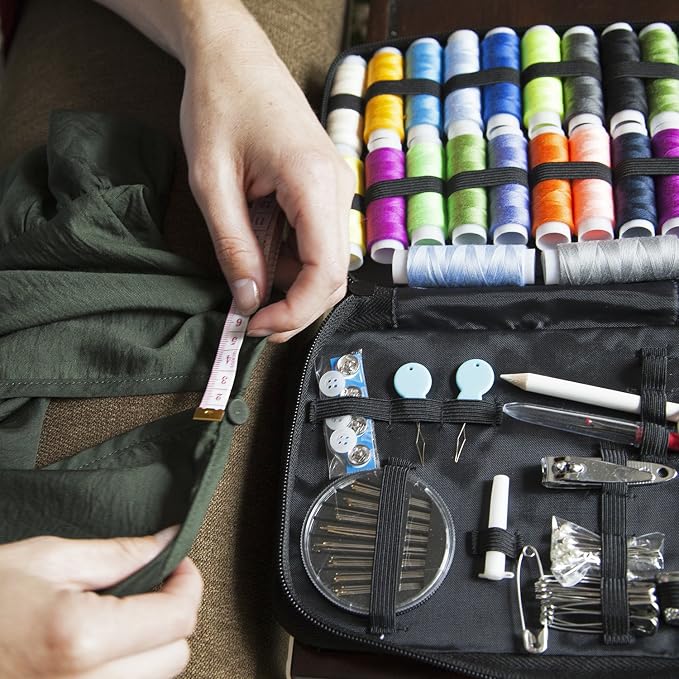 VelloStar Sewing Kit for Adults – Easy to Use Needle and Thread Kit, 24 Color - Image 9