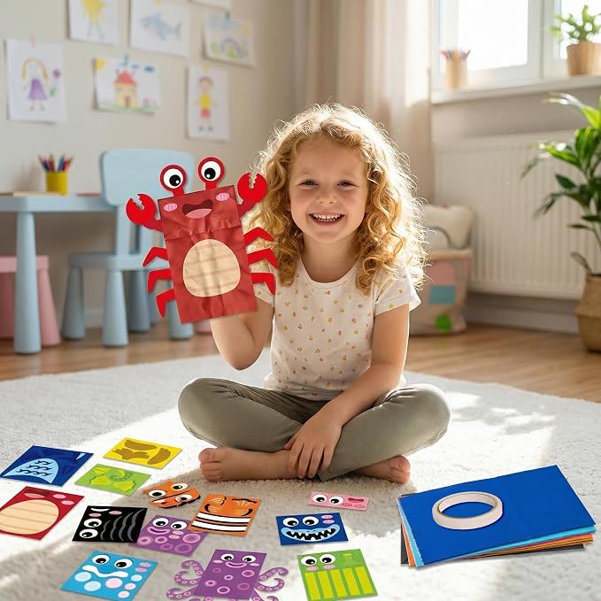 WATINC 9Pack Hand Puppet Art Craft - Image 5