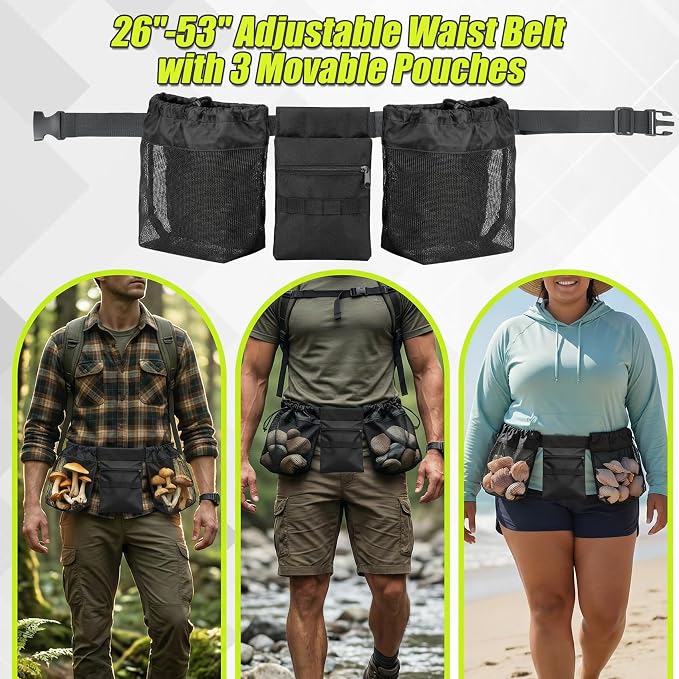 Rock Collecting Waist Bag, Foraging Bag - Image 6