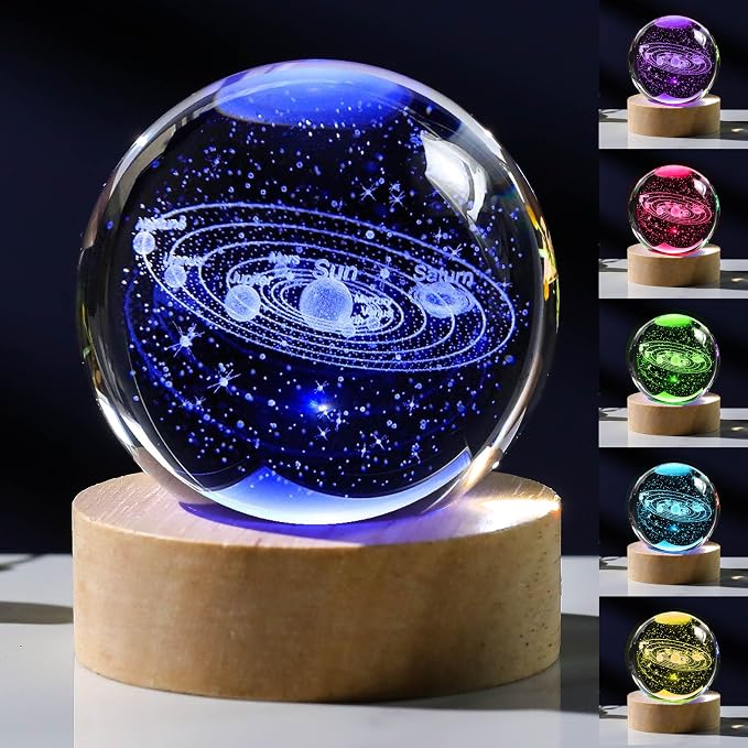 3D Solar System Crystal Ball by Unknown