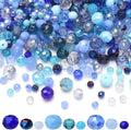 4/6/8mm Crystal Glass Beads, 3 Sizes Total 1000pcs Faceted Briolette Rondelle by KINGSHINE