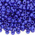 1000Pcs Pony Beads Bracelet 9mm Bronze Blue Plastic Barrel Pony Beads by Auvoua