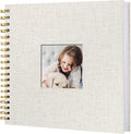 8 x 8 Inch Scrapbook Photo Album, Hardcover Kraft White Pages Arch Window Photo by Sprsthai