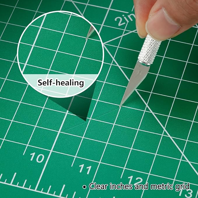 Worklion Self Healing Craft Mat: 18"x12" Rotary Cutting Mat - Image 4